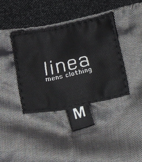 Mens UK Size M Linea Black Basic Jacket