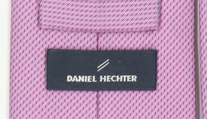 Mens Daniel Hechter Pink Plaids & Checks 100%  Tie