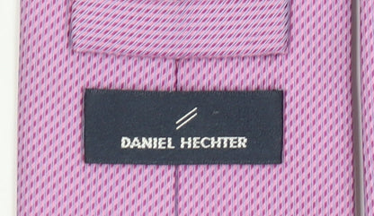 Mens Daniel Hechter Pink Plaids & Checks 100%  Tie