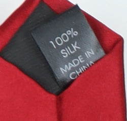Thomas Nash Men's Red Silk Tie, New With Tags