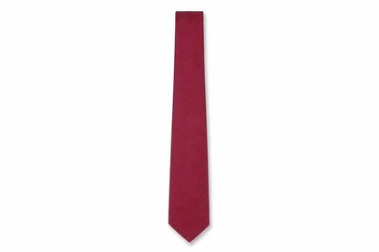 Mens T.M. Lewin Red Geometric 100% Silk Slim Tie