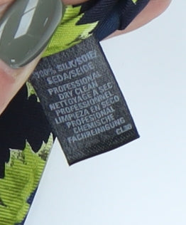 Marks and Spencer Men's Black Floral Silk Tie