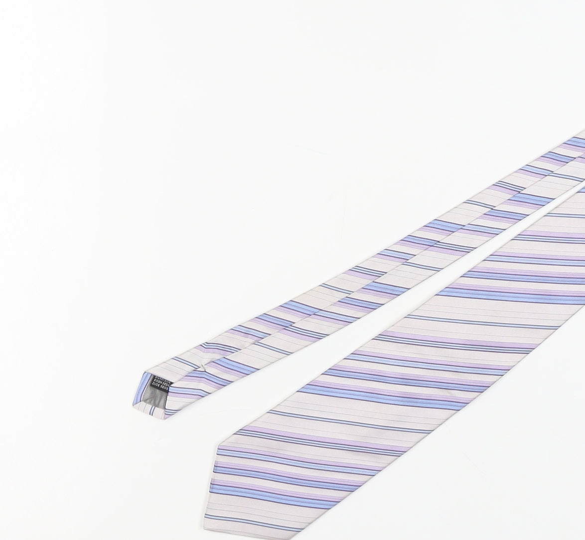 Mens Bäumler Multicoloured Striped 100% Silk  Tie