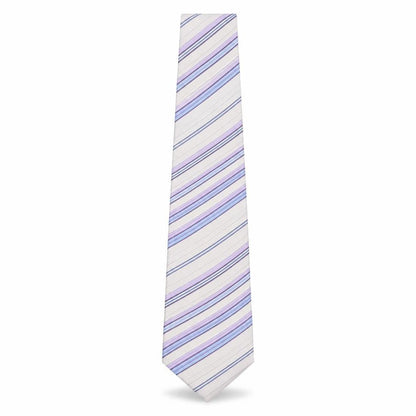 Mens Bäumler Multicoloured Striped 100% Silk  Tie