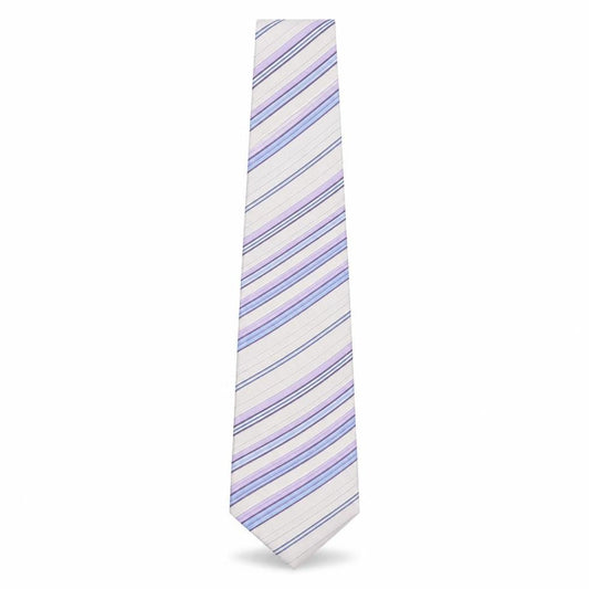 Mens Bäumler Multicoloured Striped 100% Silk  Tie