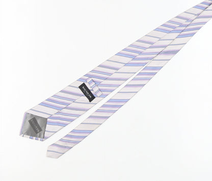 Mens Bäumler Multicoloured Striped 100% Silk  Tie