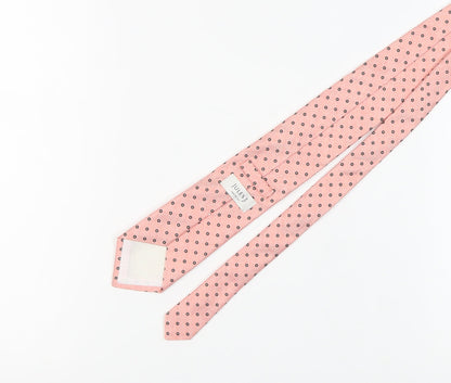 Jules B Men's Pink Silk Polka Dot Tie