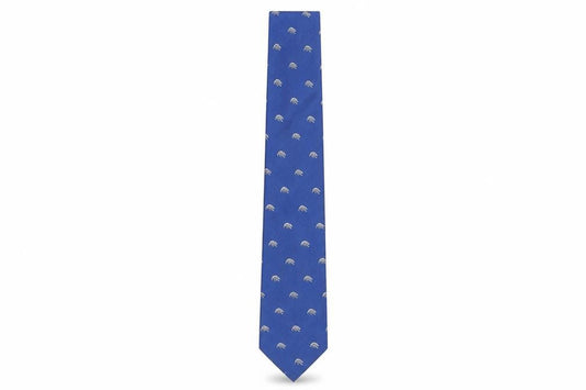 Mens TM Lewin Blue Animal Print 100  Tie