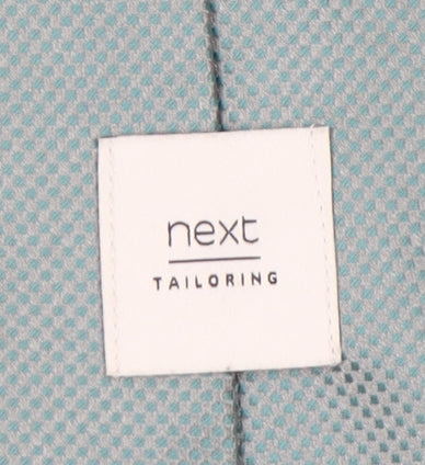 Next Men's Blue Geometric Slim Tie