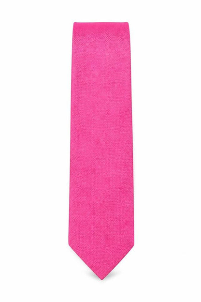 Mens T.M. Lewin Pink  100% Silk Designer Tie