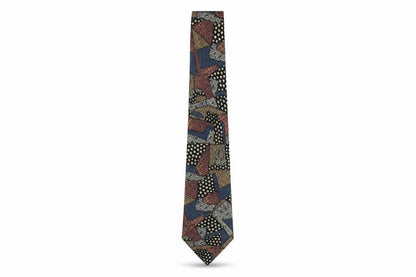 Bruno Ferrari Men's Multicoloured Geometric Tie