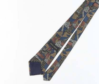 Bruno Ferrari Men's Multicoloured Geometric Tie
