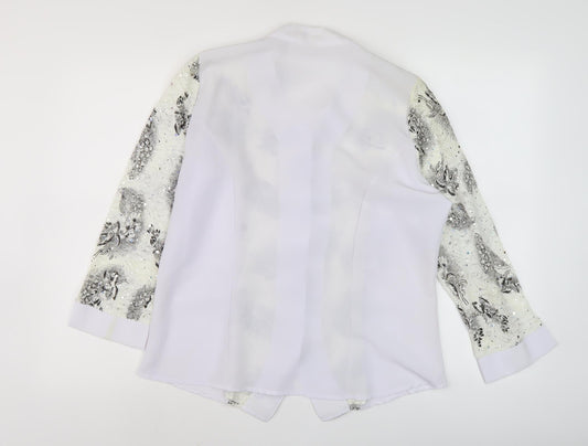 Womens UK Size M Exclusive White  Blouse