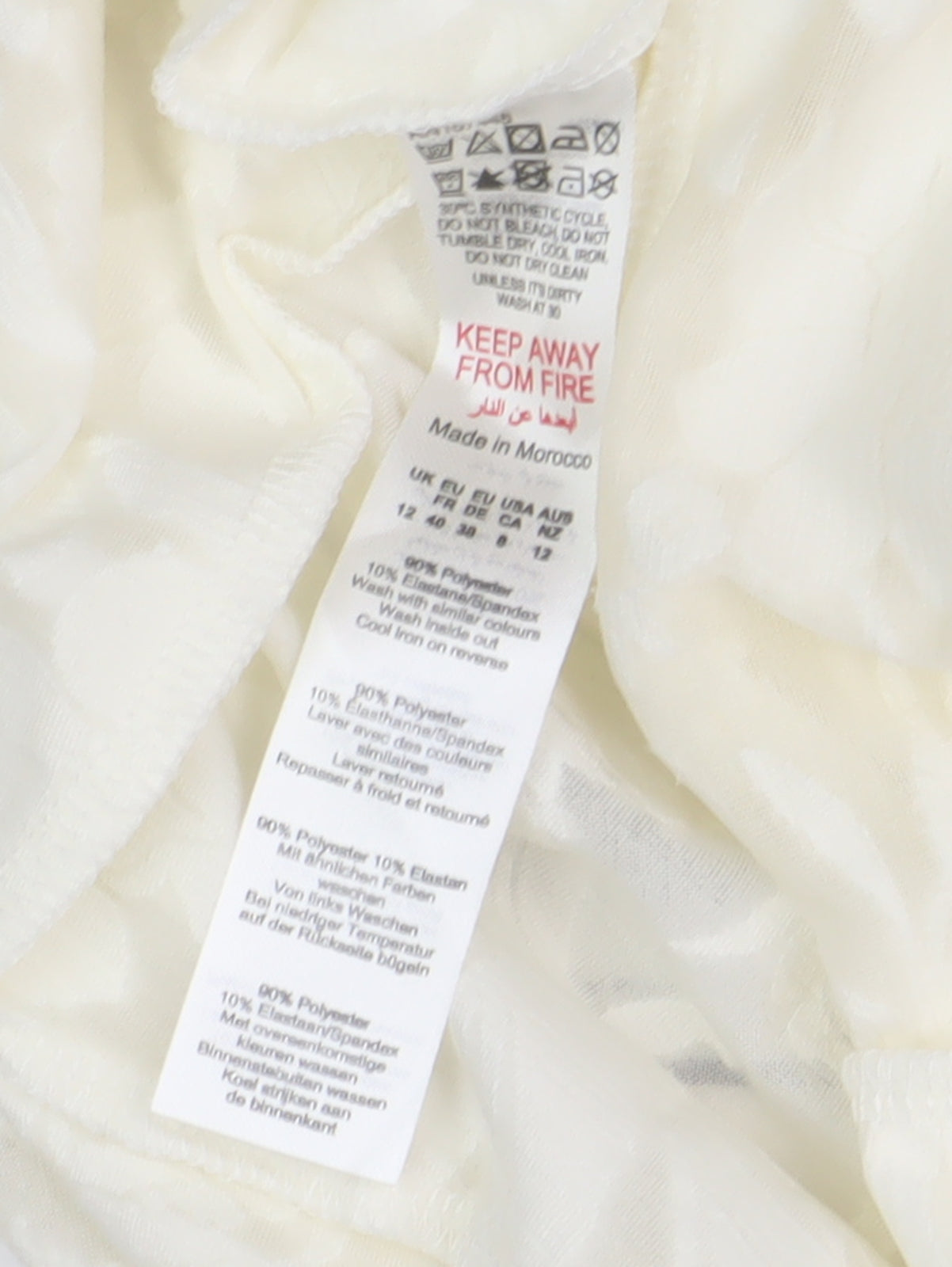 PrettyLittleThing White Floral Halter Jumpsuit Size 12