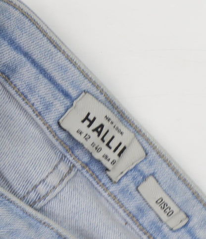 Halli Women Blue Skinny Jeans Size 12 Denim Pockets
