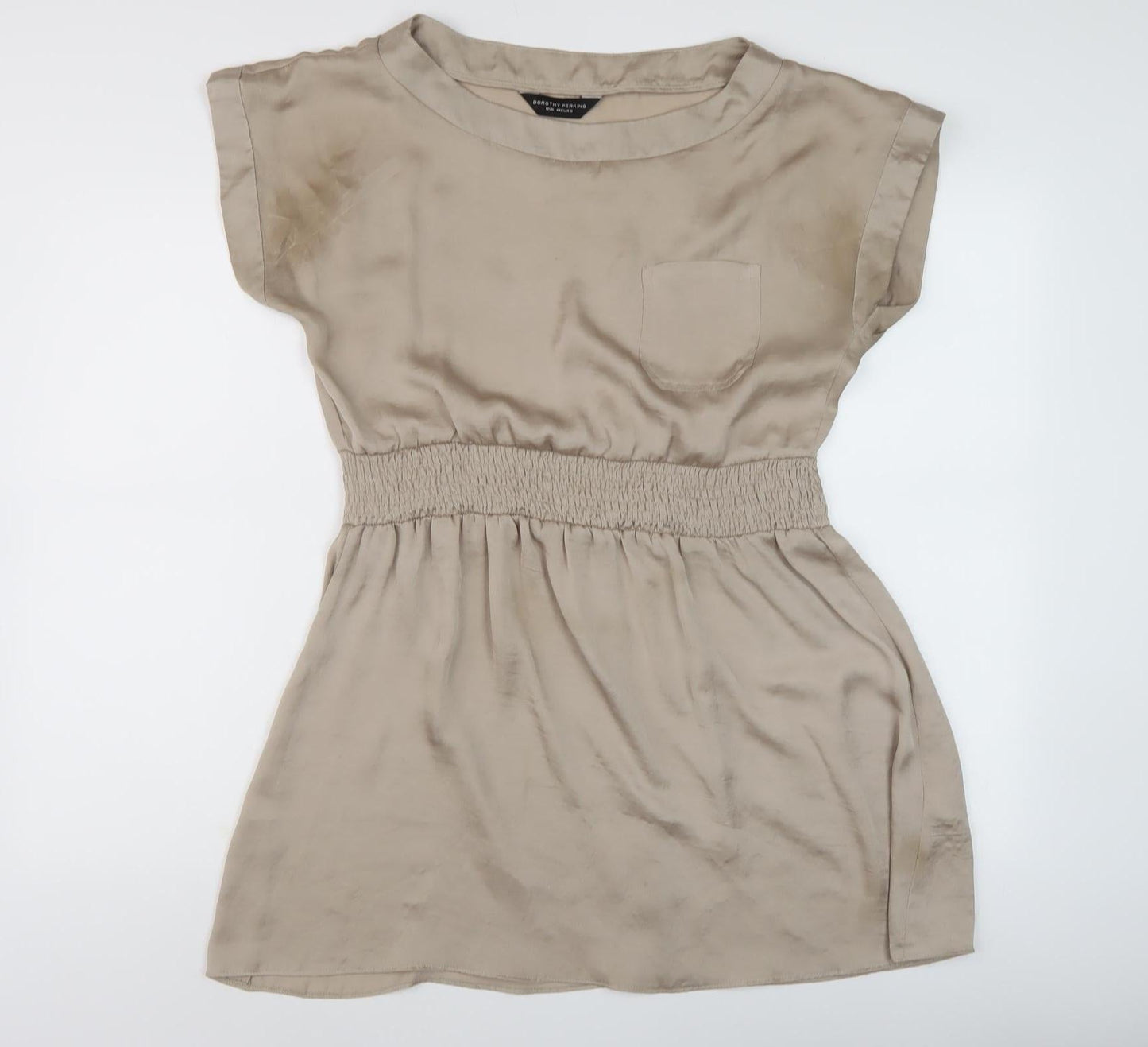 Dorothy Perkins Beige Dress, Size 12, Women's Fashion