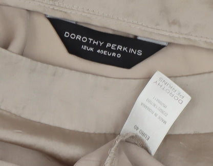 Dorothy Perkins Beige Dress, Size 12, Women's Fashion
