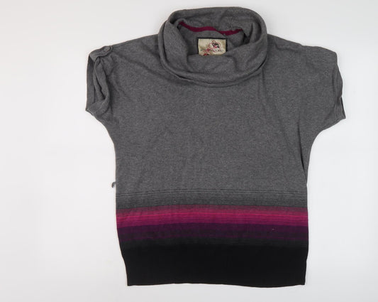 Betty Jackson Black Women's Grey Pullover Jumper Size 12