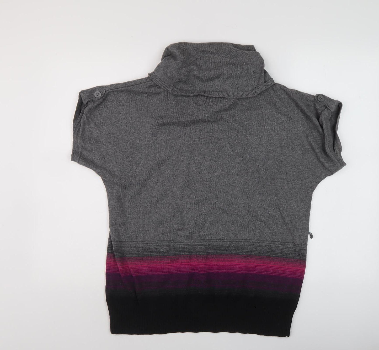 Betty Jackson Black Women's Grey Pullover Jumper Size 12