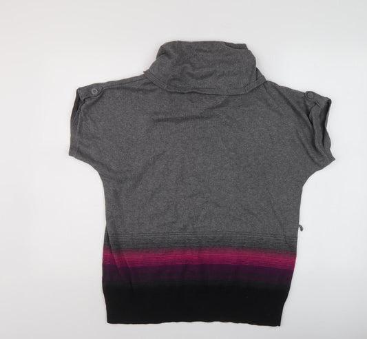 Betty Jackson Black Women's Grey Pullover Jumper Size 12