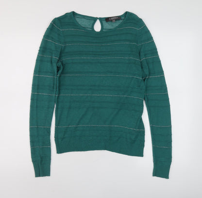 Womens UK Size 12 Limited Collection Green Pullover Jumper