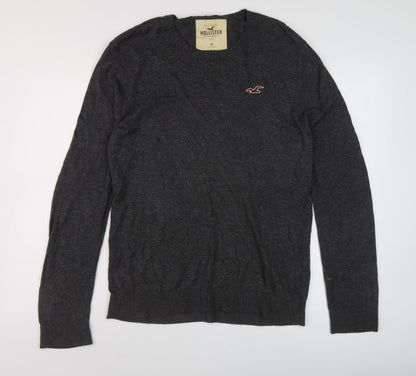 Hollister Men's Black Pullover Sweater Size M