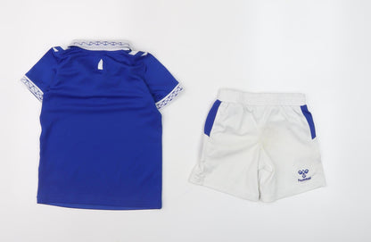 Hummel Boys Sports Set Blue White 3-4 Years Shorts Top