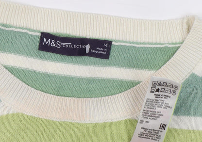 Womens UK Size 14 Marks and Spencer Multicoloured Pullover Jumper