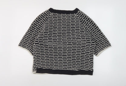 Womens UK Size S NEXT Black Pullover Jumper