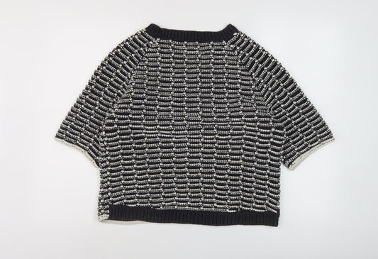 Womens UK Size S NEXT Black Pullover Jumper