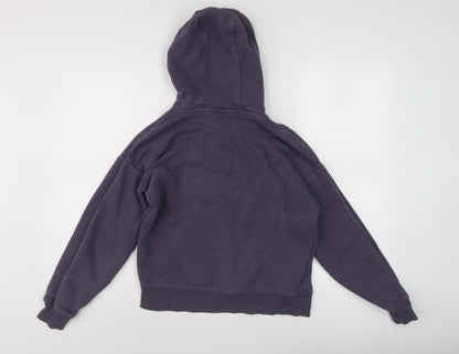 Fila Women's Purple Pullover Hoodie - Size S, Logo Accent
