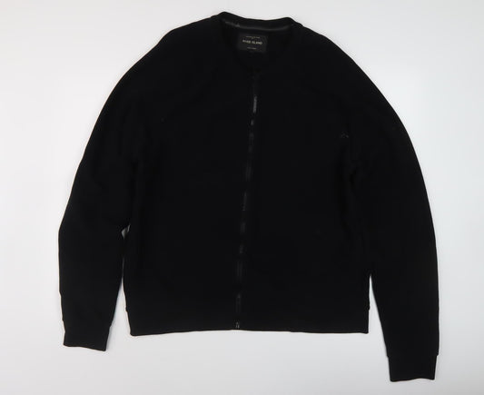 Mens UK Size XL River Island Black Basic Jacket