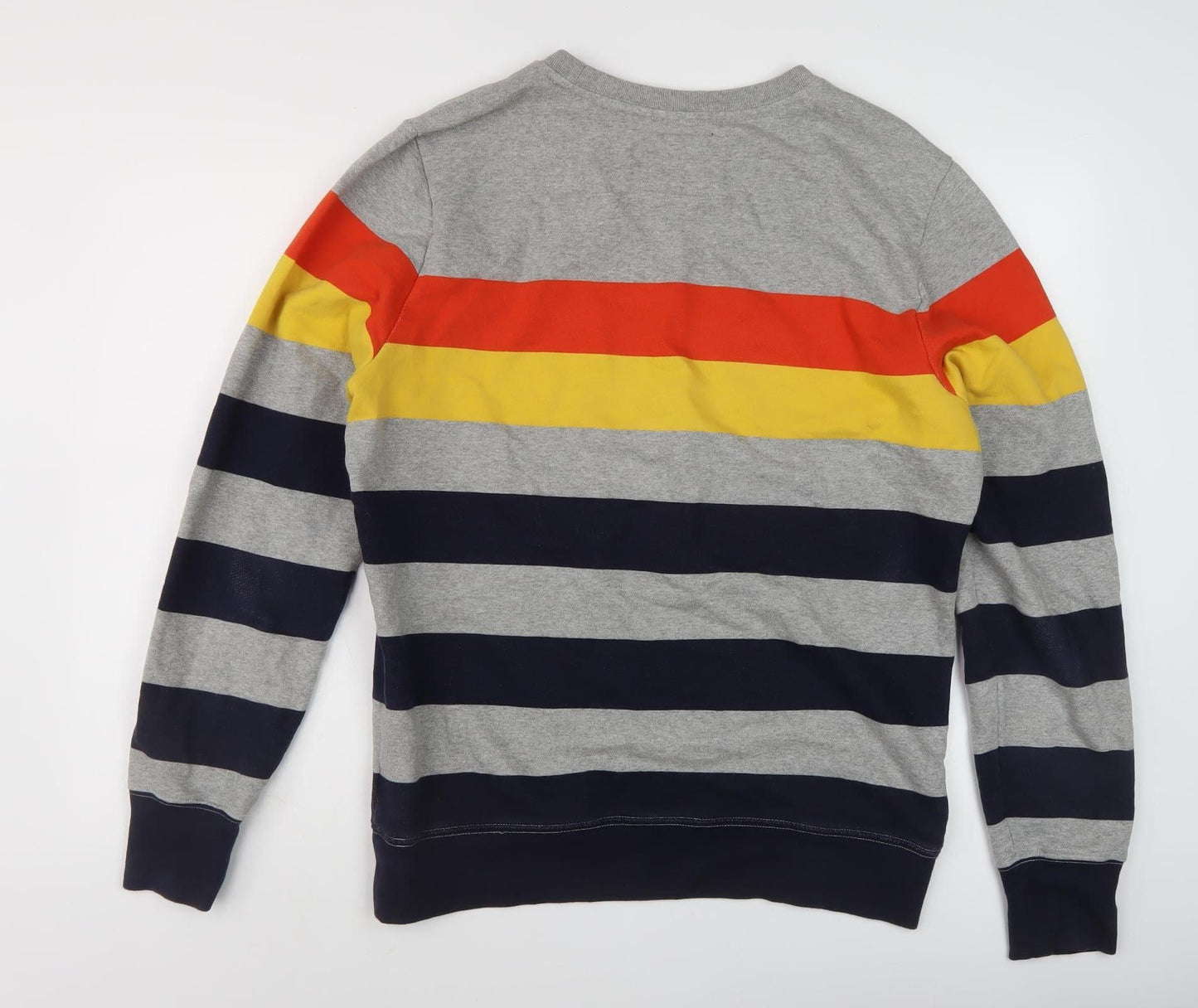 Superdry Men's Multicoloured Striped Logo Sweatshirt