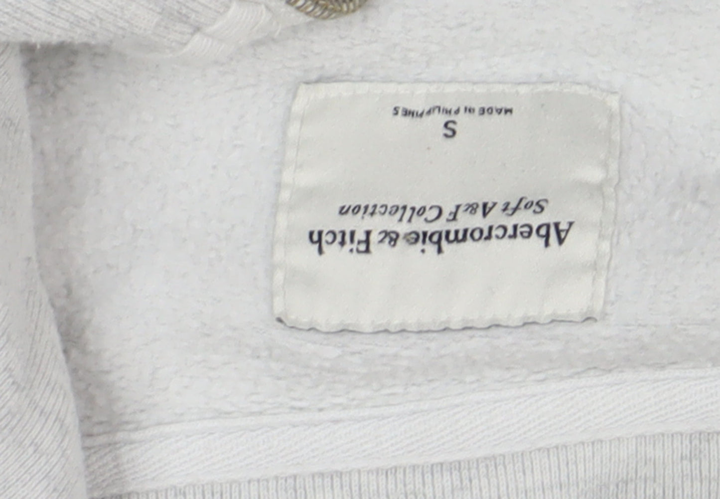 Abercrombie & Fitch Women's Grey Fleece Sweatshirt Size S