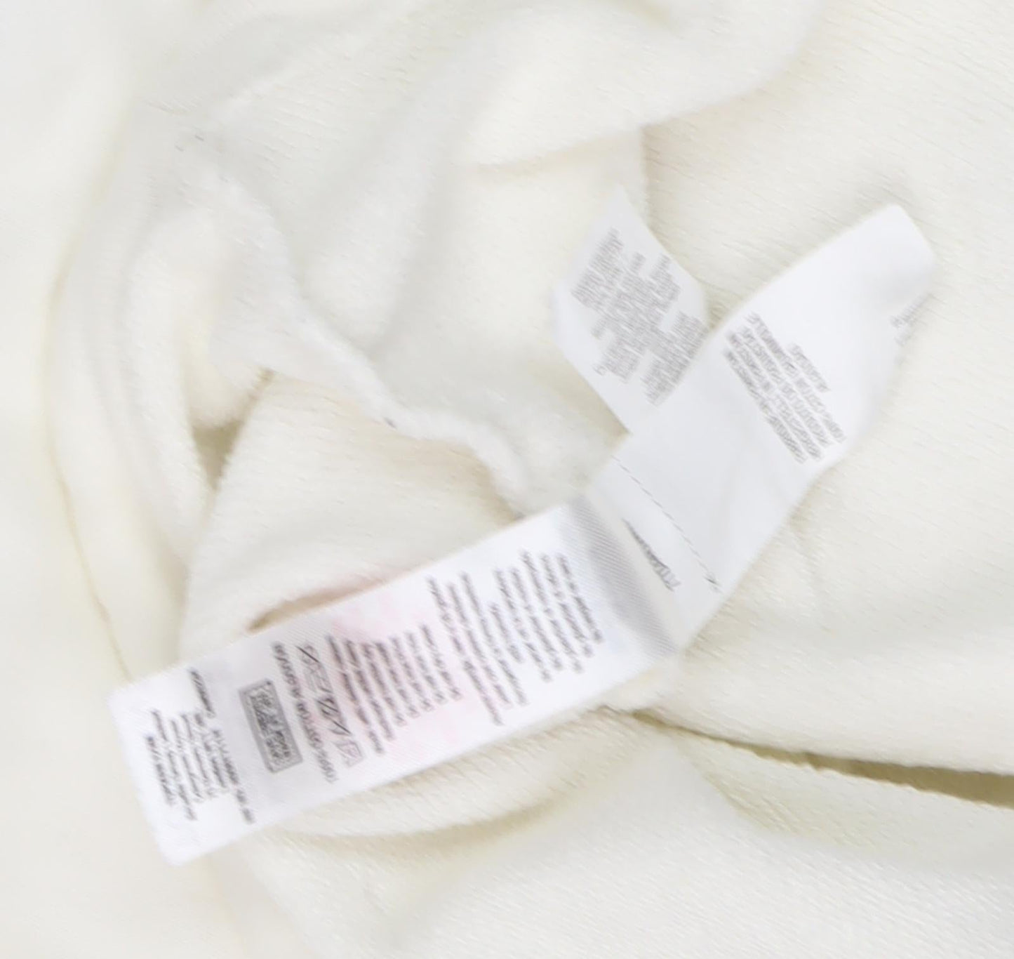 Topman Ivory Pullover Hoodie, Men's M, Cotton, Hooded