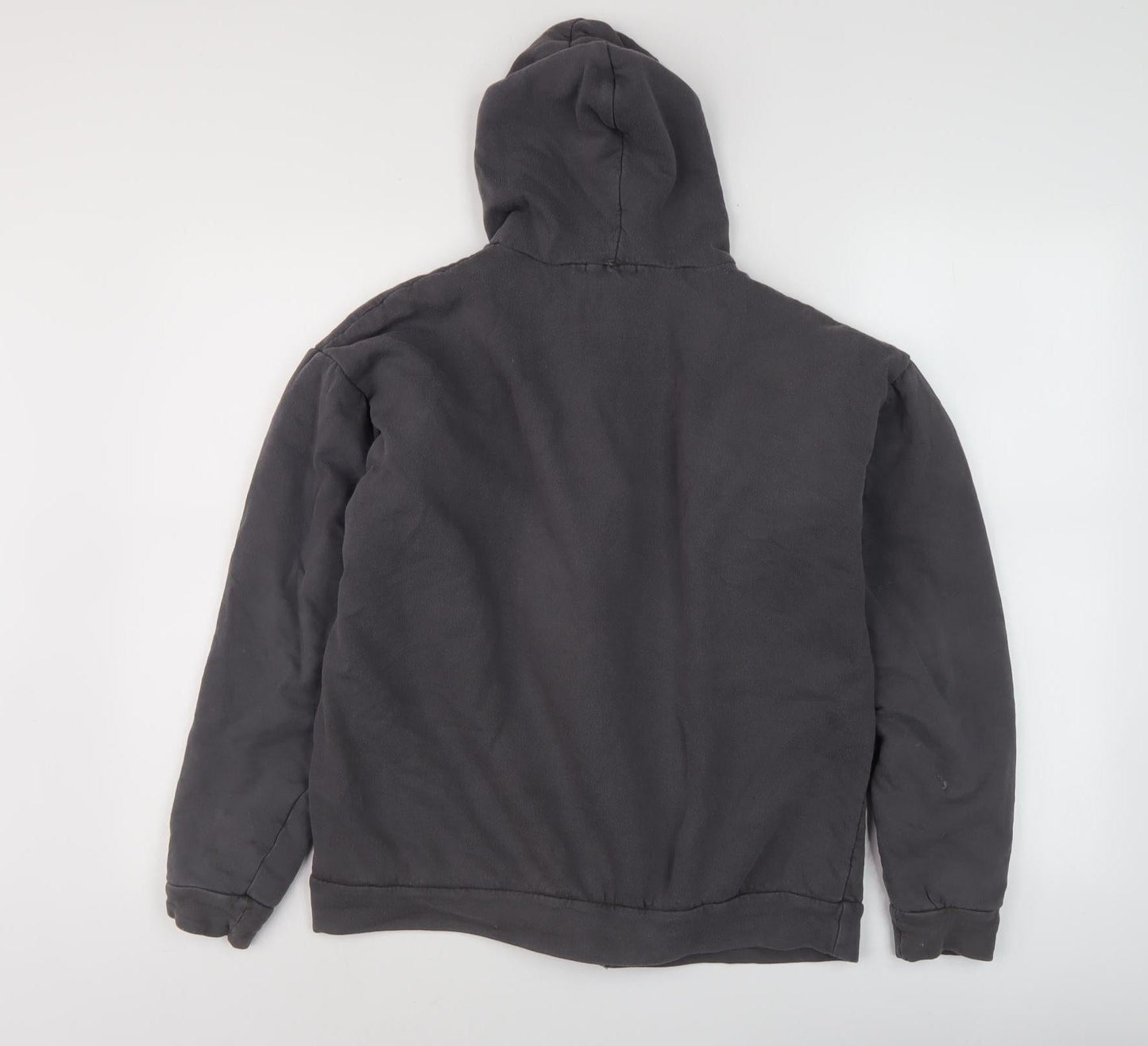PrettyLittleThing Women's Black Full Zip Hoodie Size 8
