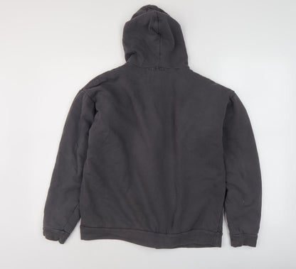 PrettyLittleThing Women's Black Full Zip Hoodie Size 8