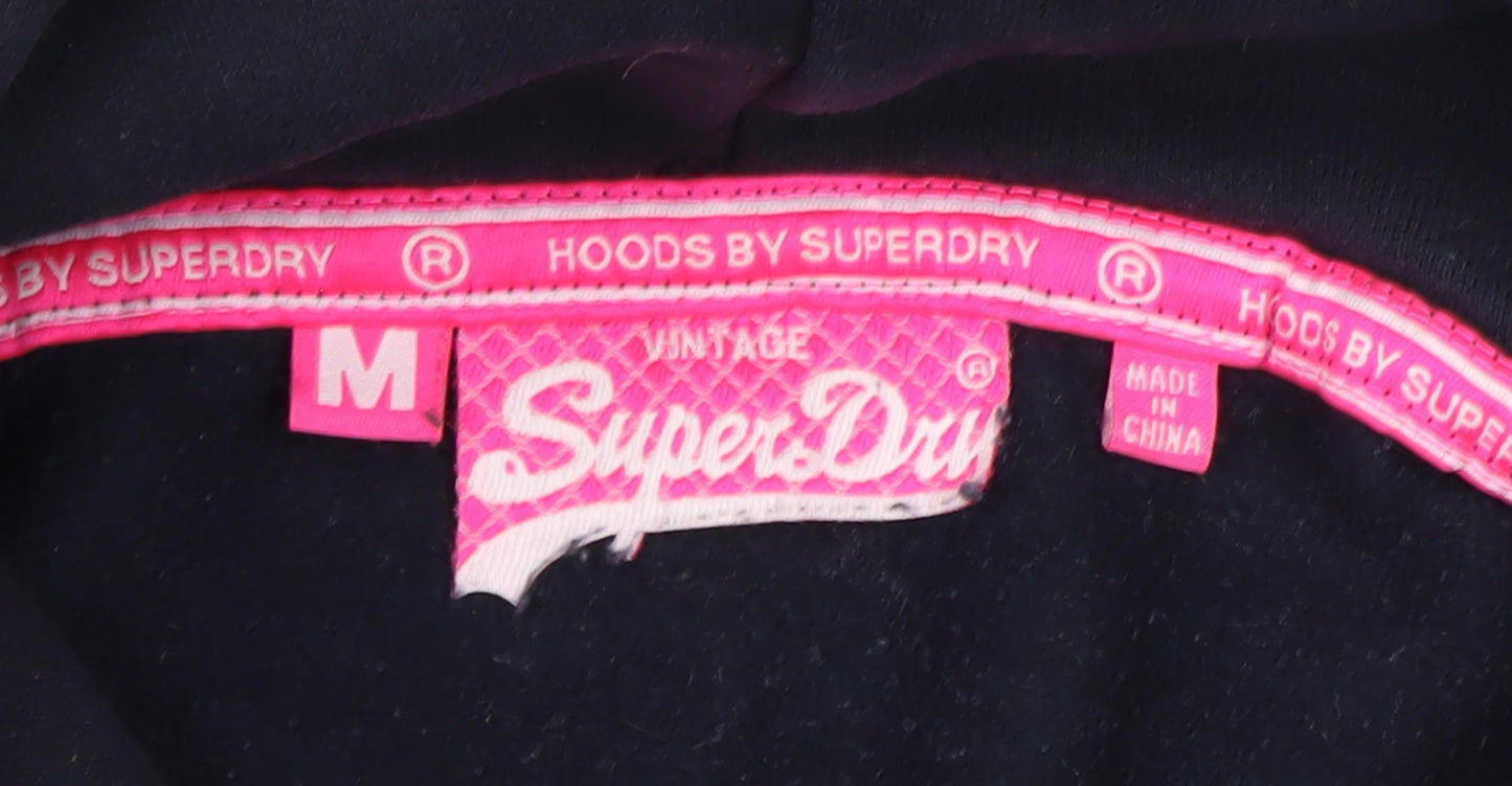 Superdry Women's Black Pullover Hoodie M