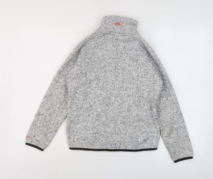 Trespass Boys Grey Fleece Jacket, Size 9-10 Years