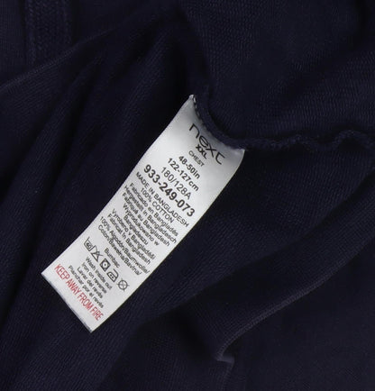 Mens UK Size 2XL NEXT Blue Full Zip Hoodie