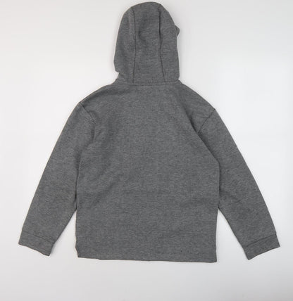 Puma Boys Grey Full Zip Hoodie, 12-13 Years, Good Condition