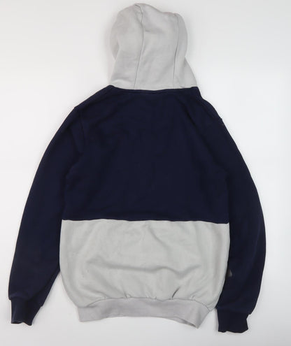 Mens UK Size S McKenzie Blue Pullover Hoodie