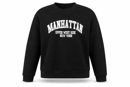 Vero Moda Women's Black Logo Pullover Sweatshirt Medium