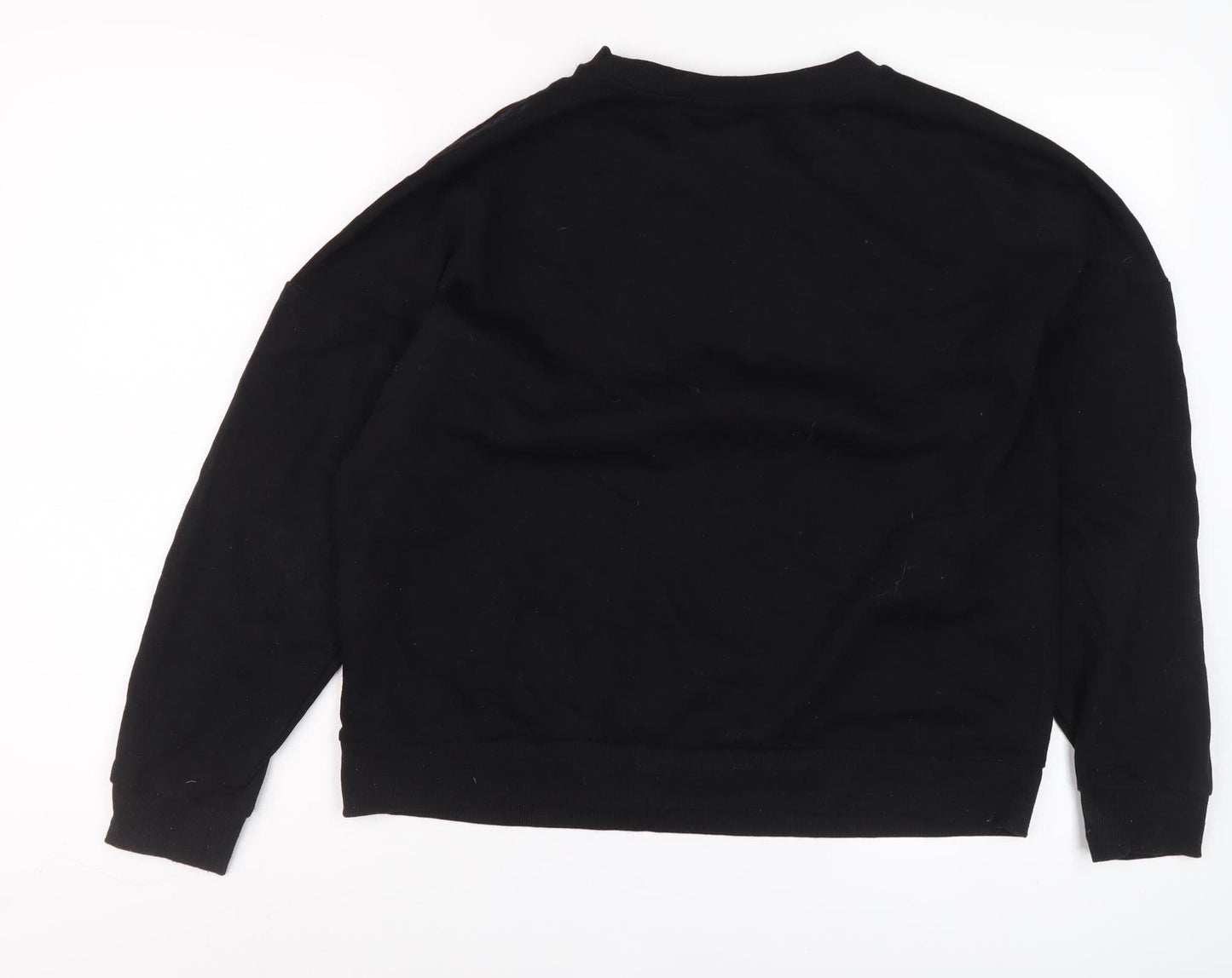 Vero Moda Women's Black Logo Pullover Sweatshirt Medium