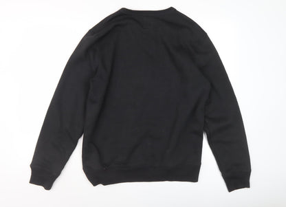 Mens UK Size S Gap Black Pullover Sweatshirt