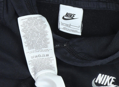 Nike Boys Black Pullover Hoodie Size L