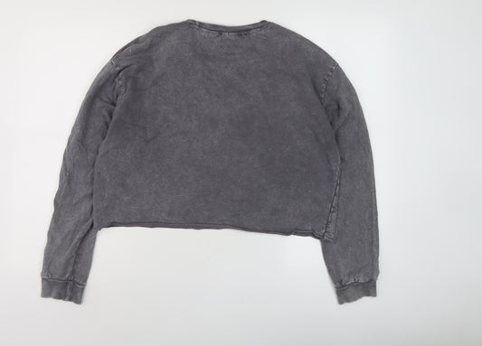 Barbie Womens Grey Sweatshirt Size Small