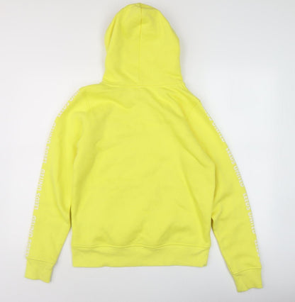 Leeds United Women's Yellow Pullover Hoodie, Size 10, Casual & Stylish