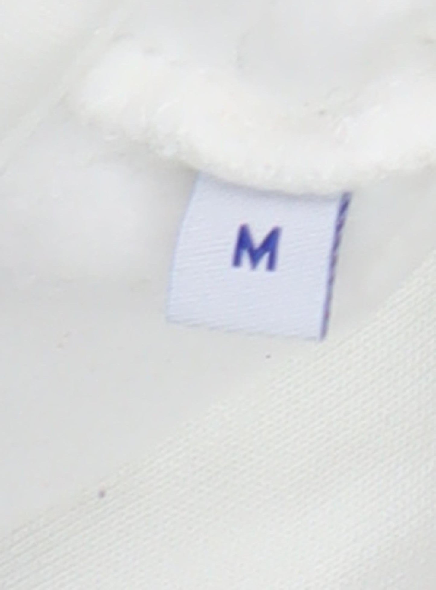 Mens UK Size M JACK & JONES White 1/4 Zip Sweatshirt