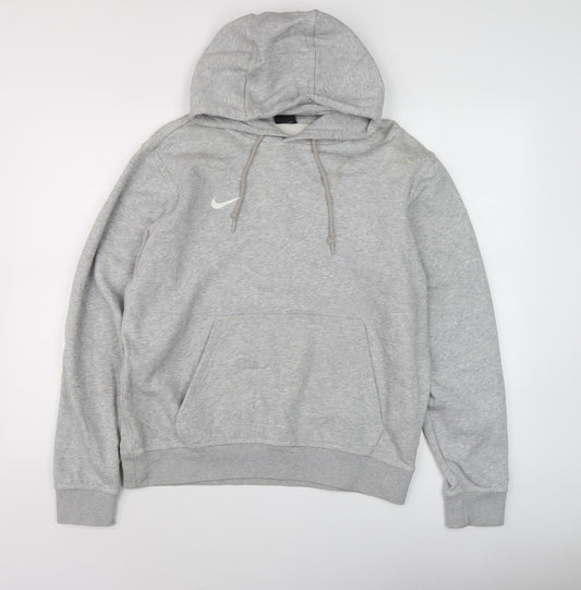 Mens UK Size M Nike Grey Pullover Hoodie